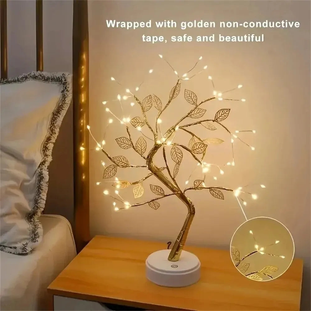 RoseGlow™ – LED Rose Leaf Table Lamp