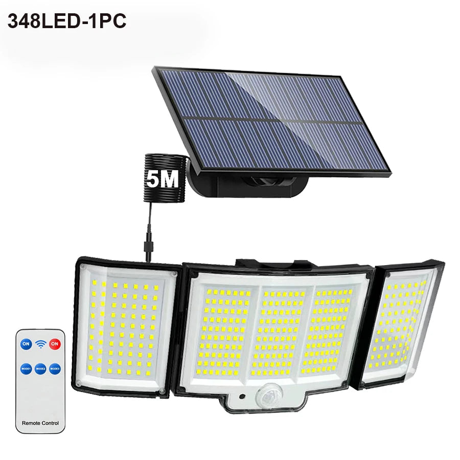 SolarGuard™ 348LED – Ultra-Bright Outdoor Security Light