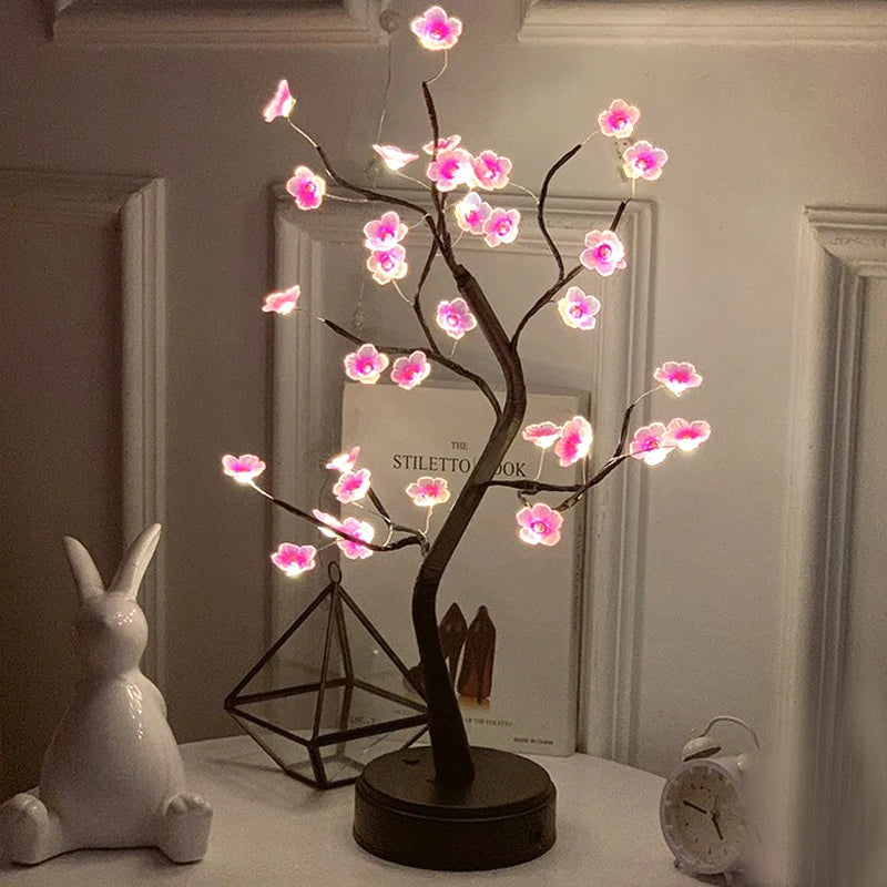 RoseGlow™ – LED Rose Leaf Table Lamp