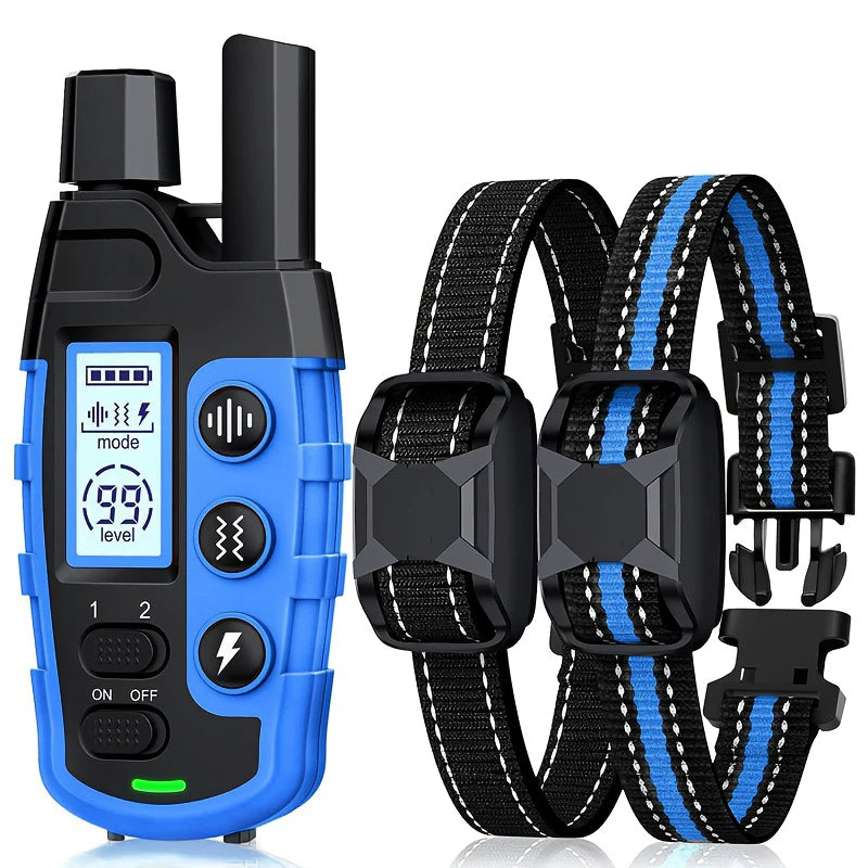SmartTrain™ – 3300Ft Electric Dog Training Collar with Remote & Waterproof Control