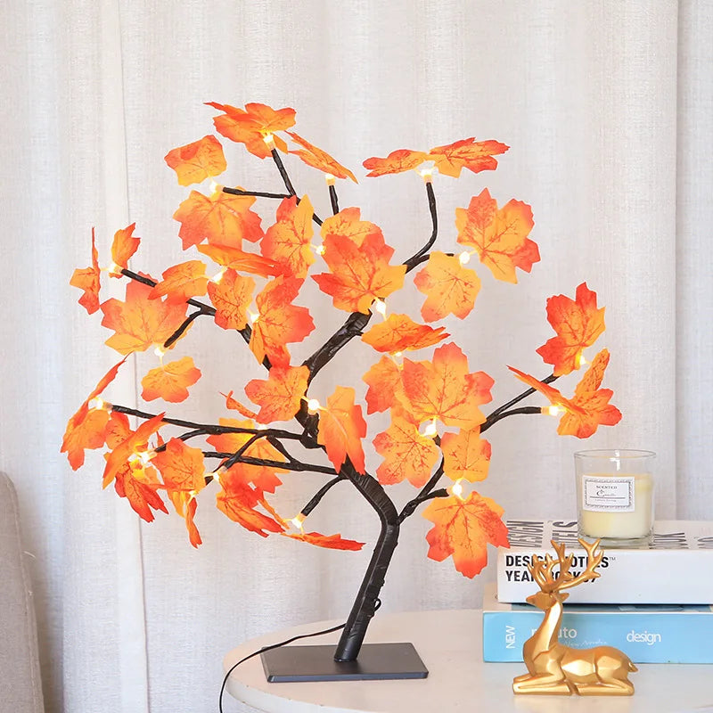 RoseGlow™ – LED Rose Leaf Table Lamp