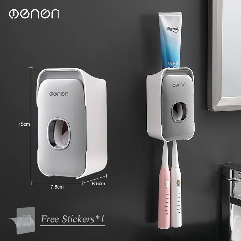 🪥 MENGNI™ – Wall-Mounted Automatic Toothpaste Dispenser