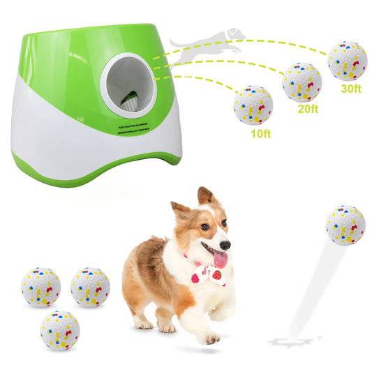 FetchMate™ – Automatic Dog Ball Launcher with Adjustable Distance