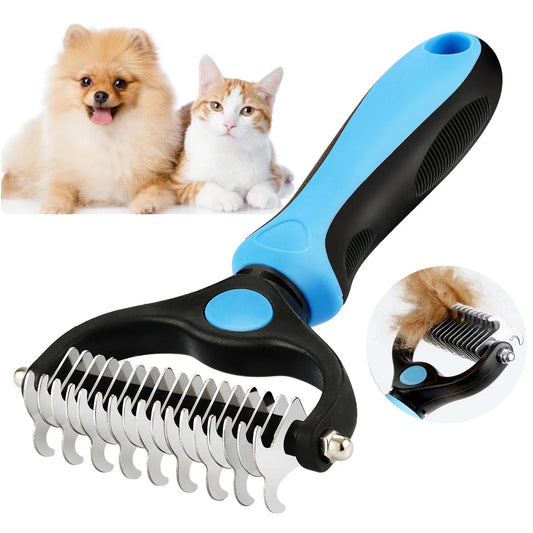 FurEase™ – Professional Deshedding Brush for Dogs & Cats
