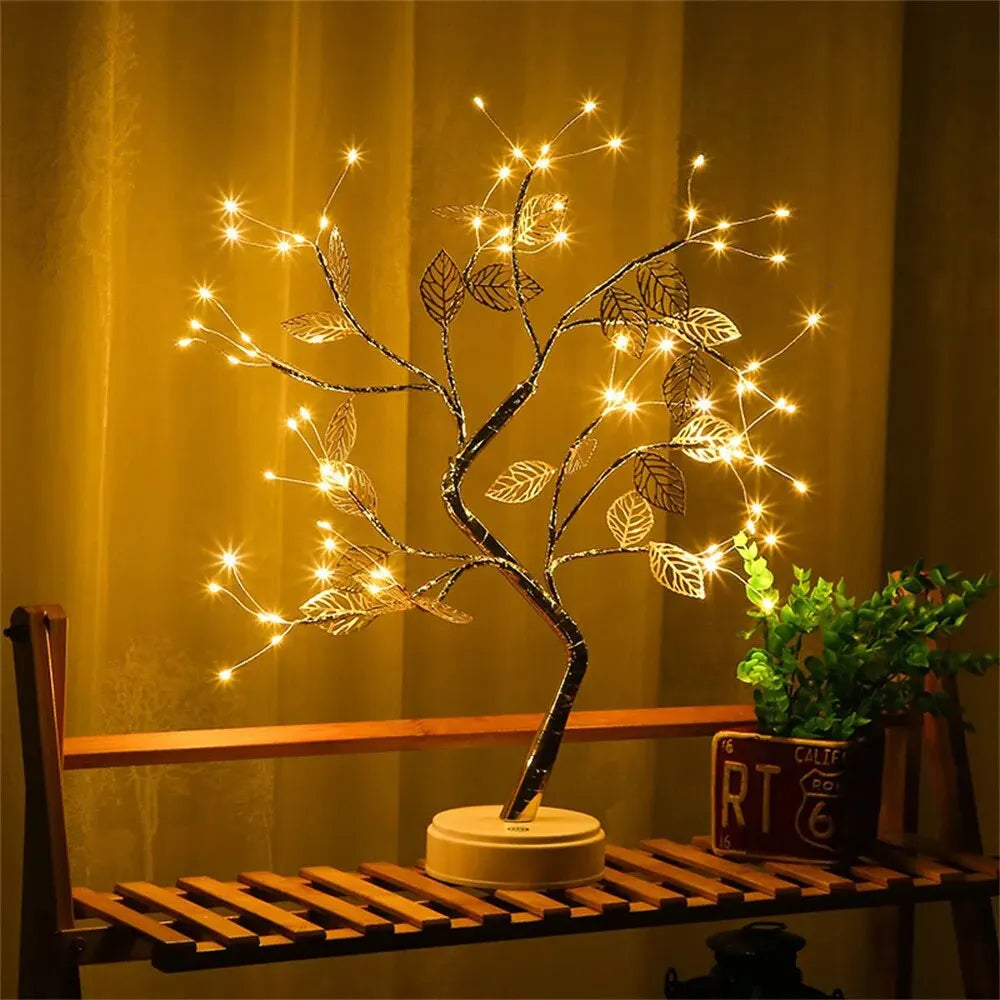 RoseGlow™ – LED Rose Leaf Table Lamp