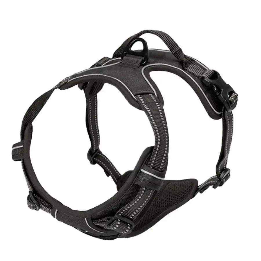 PawFit™ – Premium Leather Dog Harness & Leash Set