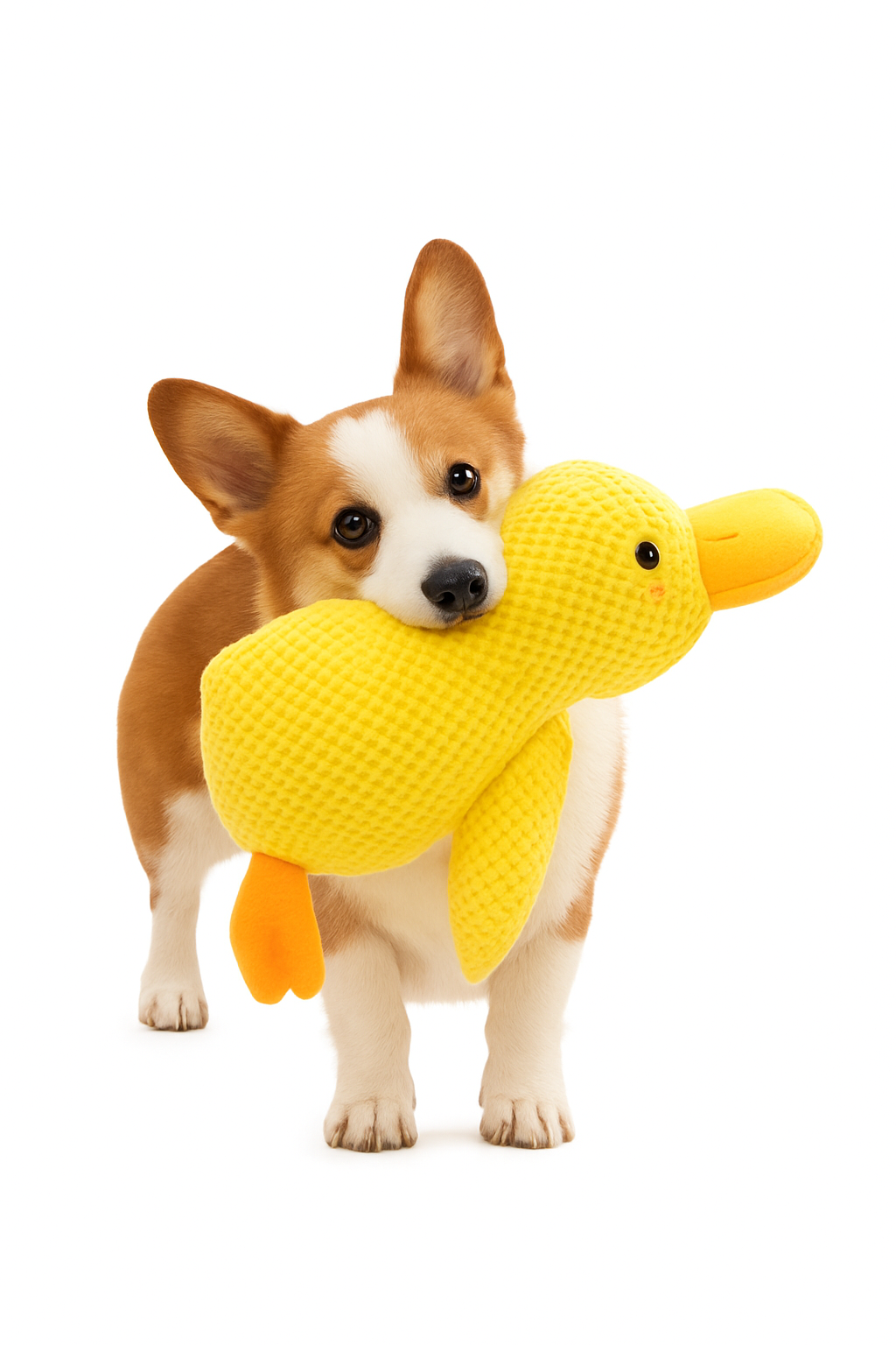 PlayQuack™ – Interactive Stomping Duck Plush Dog Toy